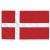 Steag danemarca și stâlp din aluminiu, 5,55 m, 4 image
