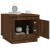 Măsuță de cafea, stejar maro, 51x50x44 cm, lemn prelucrat, 4 image