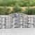 Coșuri gabion arcuite 11 buc, 300x50x100/120cm, fier galvanizat