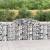 Coșuri gabion arcuite 17 buc, 300x50x100/120cm, fier galvanizat