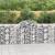 Coșuri gabion arcuite 2 buc, 200x50x100/120 cm fier galvanizat