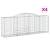 Coșuri gabion arcuite 4 buc, 300x50x100/120 cm fier galvanizat, 2 image