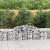 Coșuri gabion arcuite 6 buc, 300x50x60/80 cm, fier galvanizat