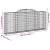 Coșuri gabion arcuite 3 buc, 300x30x120/140 cm, fier galvanizat, 6 image