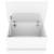 Cutie de depozitare, alb extralucios 50x30x28 cm lemn prelucrat, 8 image