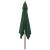 Umbrelă de grădină stâlp din lemn, verde, 300x300x273 cm, 4 image