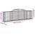 Coșuri gabion arcuite 9 buc., 300x30x80/100 cm, fier galvanizat, 6 image