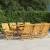Scaune de grădină pliante, 8 buc., 61x67x90 cm, lemn masiv tec
