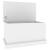 Cutie de depozitare, alb extralucios 70x40x38 cm lemn prelucrat, 2 image