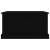 Cutie de depozitare, negru, 70x40x38 cm, lemn prelucrat, 6 image