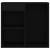 Dulap pentru cosmetice, negru, 80x40x75 cm, lemn prelucrat, 4 image