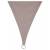 Perel pânză parasolar, gri taupe, 3,6 m, triunghiular, gss3360ta
