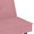 Canapea extensibilă cu suporturi de pahare, roz, catifea, 10 image