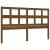 Cadru de pat cu tăblie, maro miere, lemn masiv, king size 5ft, 8 image