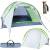 Cort camping, cu baldachin, husa cu maner, 200x320x140 cm, nevada, malatec, 8 image