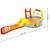 Piscina gonflabila pentru copii, de joaca, cu tobogan, 435x213x117 cm, bestway lil' champ, 9 image