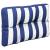 Pernă de paleți, dungi albastru/alb, 60x40x12 cm, textil, 4 image
