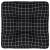 Pernă de paleți, negru, carouri, 60x60x12 cm, textil, 2 image