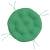 Pernă rotundă verde, Ø 60 x11 cm, țesătură oxford, 2 image