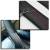 Husa volan din PIELE NATURALA CU DOUA DUNGI ROSII, pentru autoturisme, diametru 37 - 39 cm, cu ac si ata (se coase, aspect ORIGINAL), 3 image