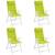 Perne scaun cu spătar înalt, 4 buc, vernil, țesătură oxford, 4 image
