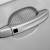 Set 4 bucati protectie zgarieturi manere usa din autocolant carbon 3D Argintiu, 2 image