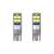 Set becuri auto cu LED CANBUS compatibil T10 W5W 10 SMD Alb 12/24V