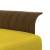 Canapea extensibilă în formă de l galben 279x140x70 cm catifea, 9 image