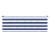 Pernă de bancă dungi albastre și albe 150x50x3 cm textil oxford, 3 image