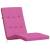 Perne scaun de terasă, 2 buc, roz, țesătură oxford, 4 image