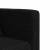 Canapea extensibilă în formă de l negru 275x140x70 cm textil, 8 image
