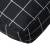 Pernă pentru paleți negru carouri 60x60x10 cm textil oxford, 5 image