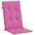 Perne scaun cu spătar înalt, 2 buc., roz, 120x50x3 cm, textil, 4 image