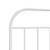 Cadru de pat metalic cu tăblie de cap/picioare, alb, 90x200 cm, 9 image