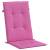 Perne de scaun spătar înalt, 6 buc., roz, textil, 4 image