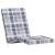 Perne scaun de terasă, 2 buc, gri, carouri, textil oxford, 4 image