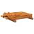 Blat pentru banc de lucru cu menghină, 52x44x9,5 cm lemn acacia, 5 image