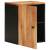 Dulap de perete de baie, 38x33x48 cm, lemn masiv de acacia, 3 image