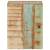Dulap de perete de baie, 38x33x48 cm, lemn masiv reciclat, 4 image