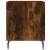 Noptieră, stejar fumuriu, 40x40x50 cm, lemn compozit, 6 image