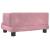 Canapea pentru copii, roz, 60x40x30 cm, catifea, 5 image