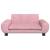 Canapea pentru copii, roz, 70x45x33 cm, catifea, 3 image