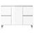 Dulap pentru baie, alb extralucios, 80x33x60 cm, lemn compozit, 5 image