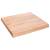 Blat masă, 60x60x6 cm, maro, lemn stejar tratat contur organic, 2 image