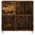 Dulap pentru discuri stejar fumuriu 84,5x38x89 cm lemn compozit, 4 image