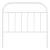 Tăblie de pat metalică, alb, 100 cm, 4 image