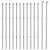 Gard de plasă de sârmă, argintiu, 0,8x25 m, 3 image