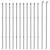 Gard de plasă de sârmă, argintiu, 1,1x25 m, 3 image