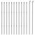 Gard de plasă de sârmă, argintiu, 1x25 m, 3 image