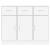 Servantă, alb, 91x28x75 cm, lemn compozit, 5 image